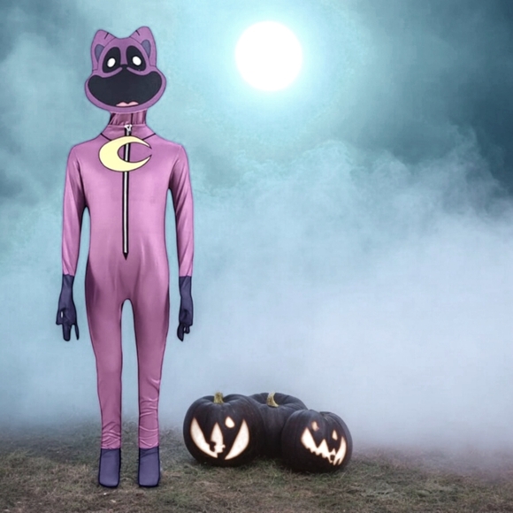 Halloween Scary Smiling 5 Nights at Freddy's Cosplay Costume Onesie, S - Picture 2 of 7